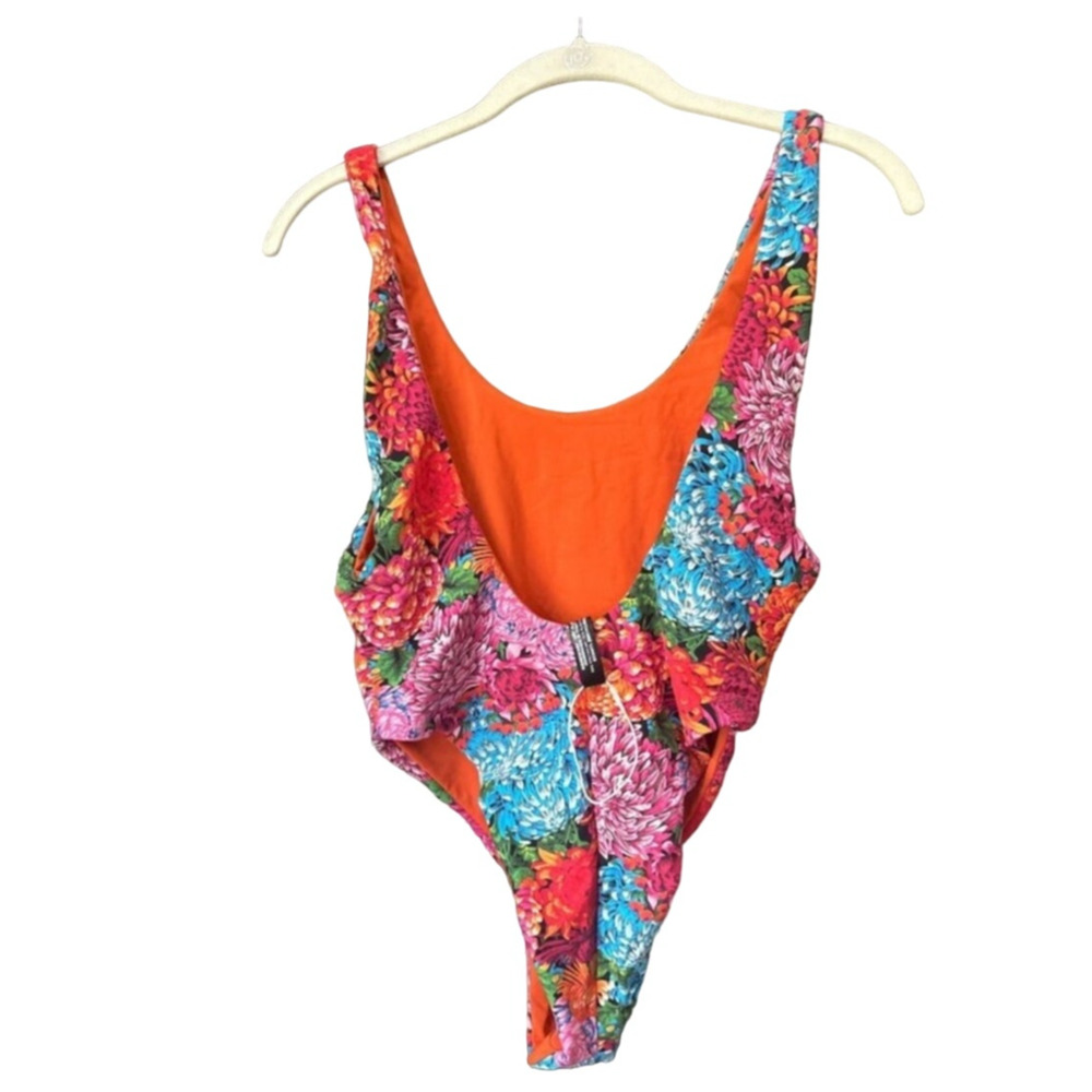 New FREE PEOPLE Reina Olga Funky Print One-Piece Swimsuit $190 SIZE 3 - 8/10 - Picture 5 of 7